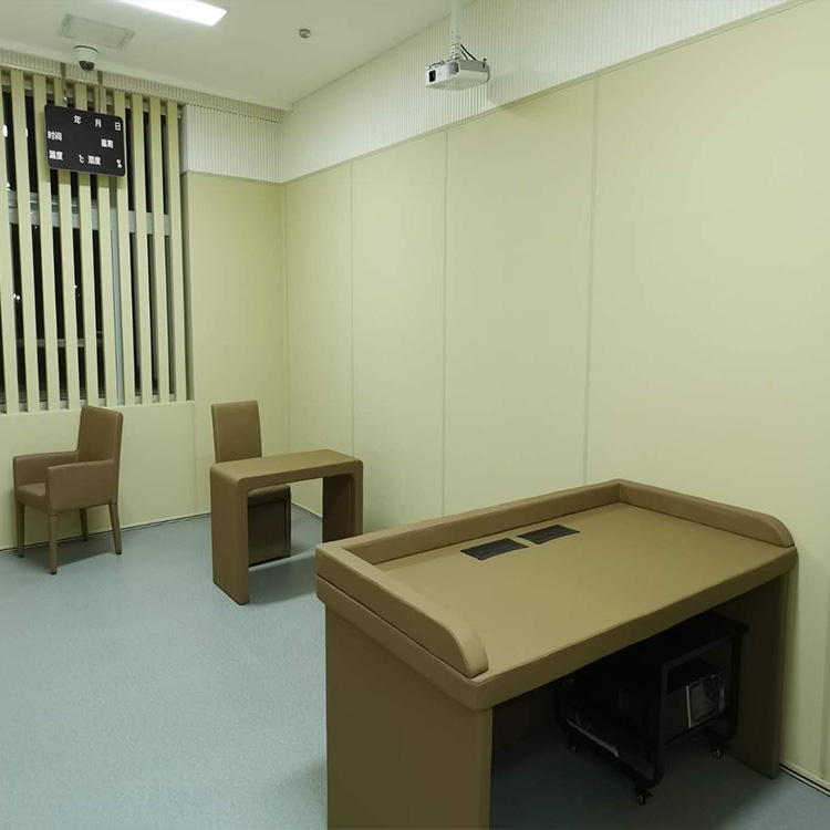 SIW紀留置室防撞軟包聚乙烯棉墻板案例