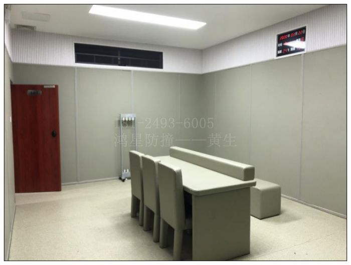 松原市防撞軟包紀檢監察審訊室墻面裝修標準及規范