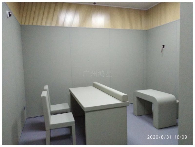 紀委留置談話室防撞軟包家具桌椅