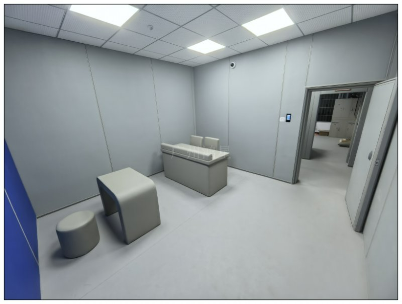 詢問室防撞桌椅的設計需兼顧安全性、耐用性和功能性